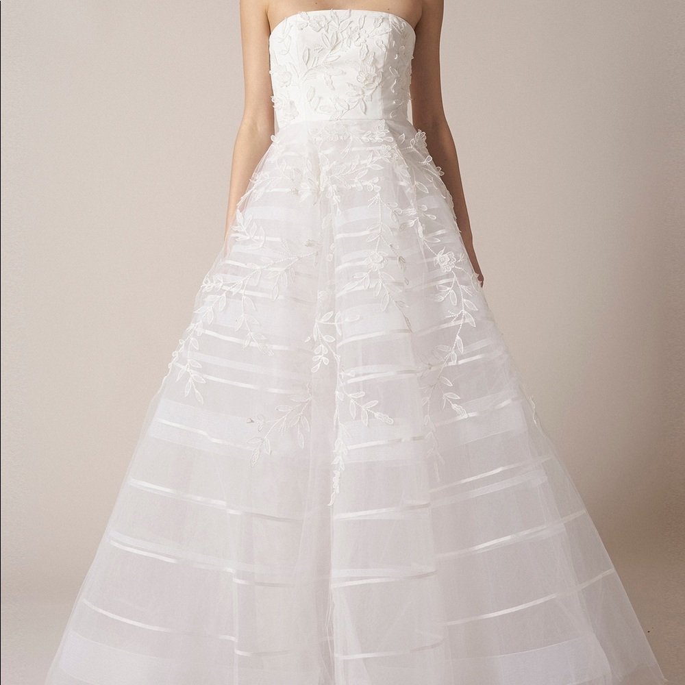 Sachin + Babi Floral Embroidered Bella Ball Gown